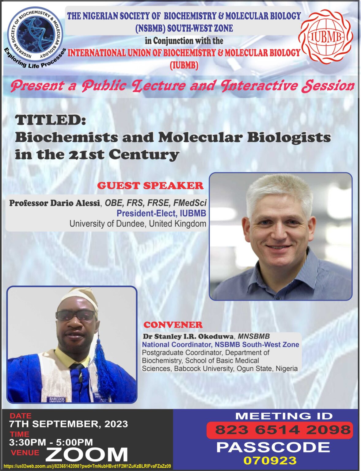 Public Lecture and Interaction Session – Nigerian Society of ...